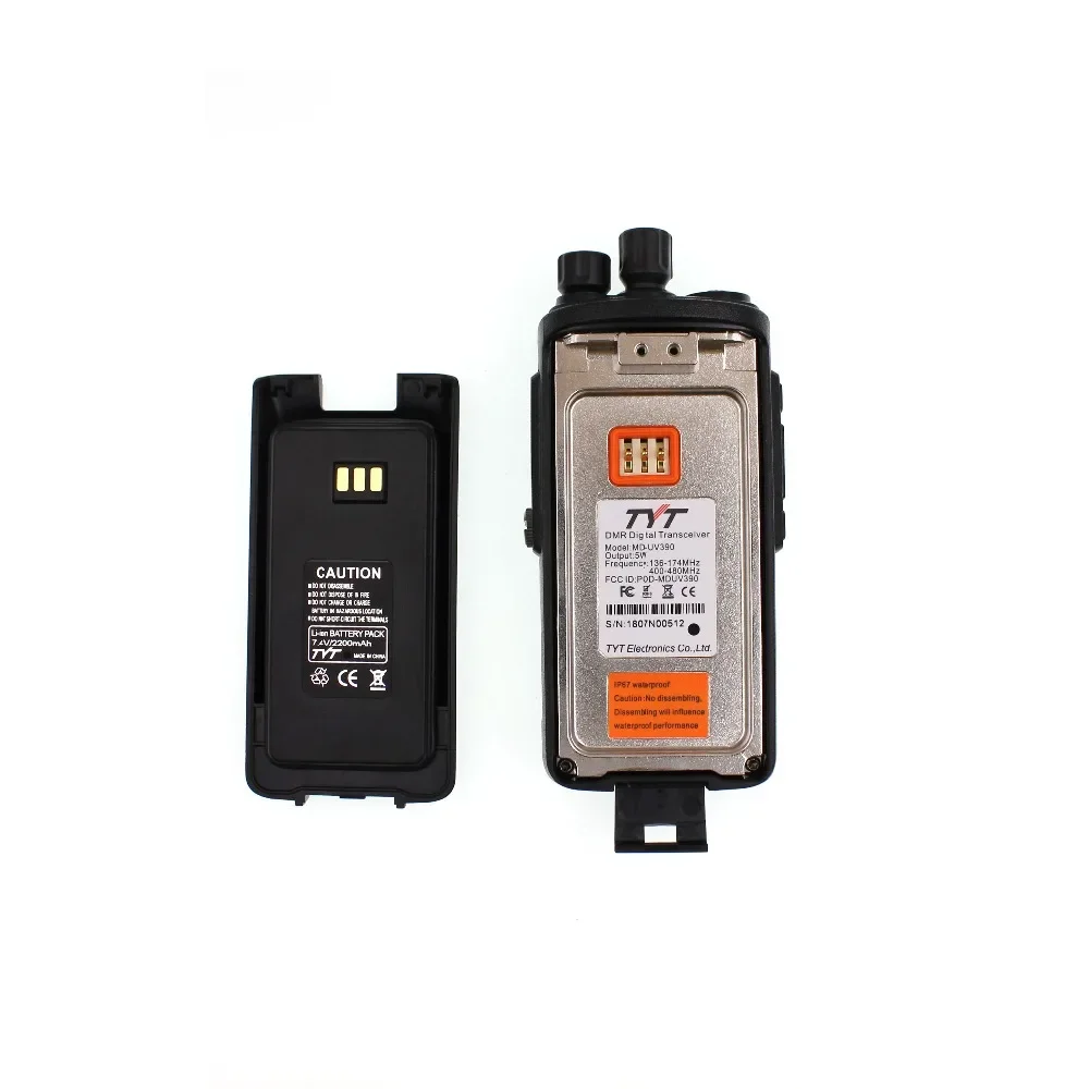 Топ! MD-UV390 PLUS 10 Вт рация Aes256 радио UV390 PLUS GPS IP67 опция батареи водонепроницаемая двухдиапазонная рация с цифровым управлением