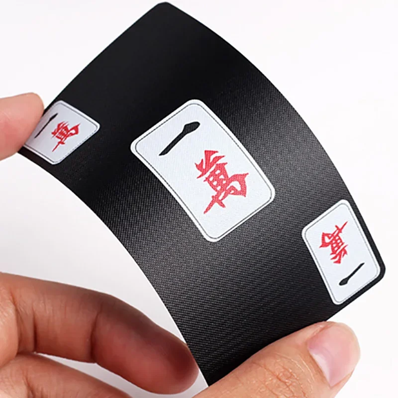 أوراق لعب بلاك روز جونغ عالية الجودة مقاومة للماء من البلاستيك هدية/حفلة/لعبة عائلية #3