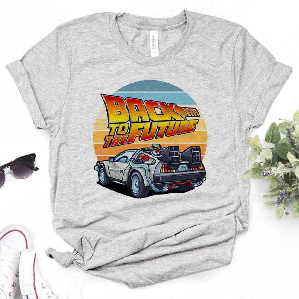 Back to the Future t shirt women graphic t shirt girl Japanese clothes