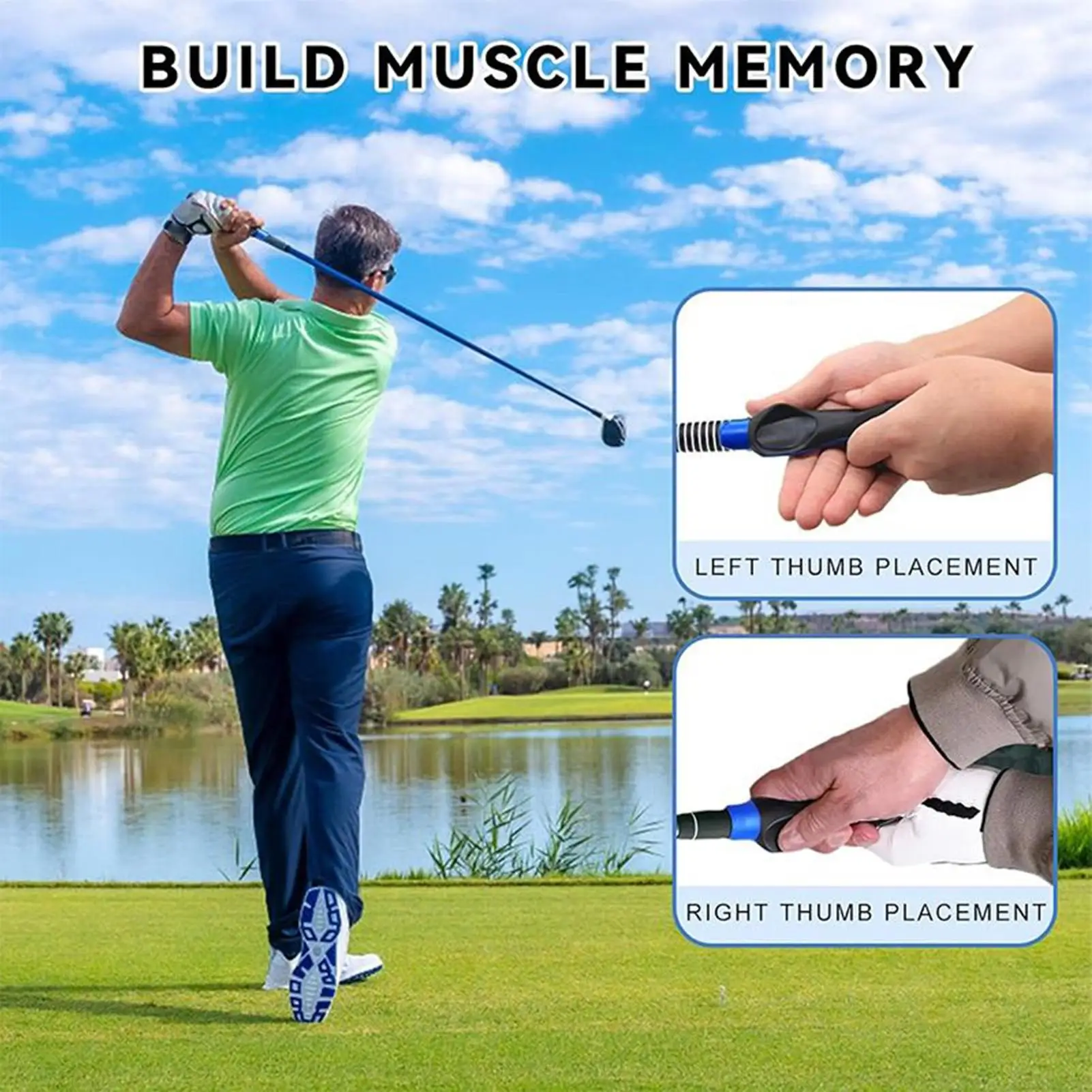 مدرب جولف سوينغ جولف قبضة المدرب سوينغ مع تصحيح الذراع الفرقة ممارسة أداة للنساء الرجال المبتدئين الهواة لاعبي الغولف المدربين