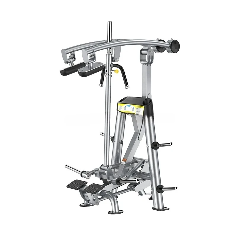 Gym Fitness Equipment Commercially Used Plate Loaded Standing Calf Raise Machine Q235 Frame Metal Construction Chest