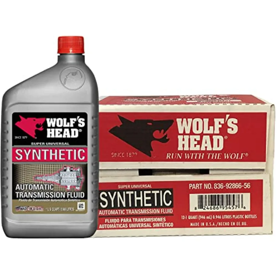

Super Universal Synthetic Automatic Transmission Fluid 8369286656 1 Quart Bottle Pack of 12 Made in USA