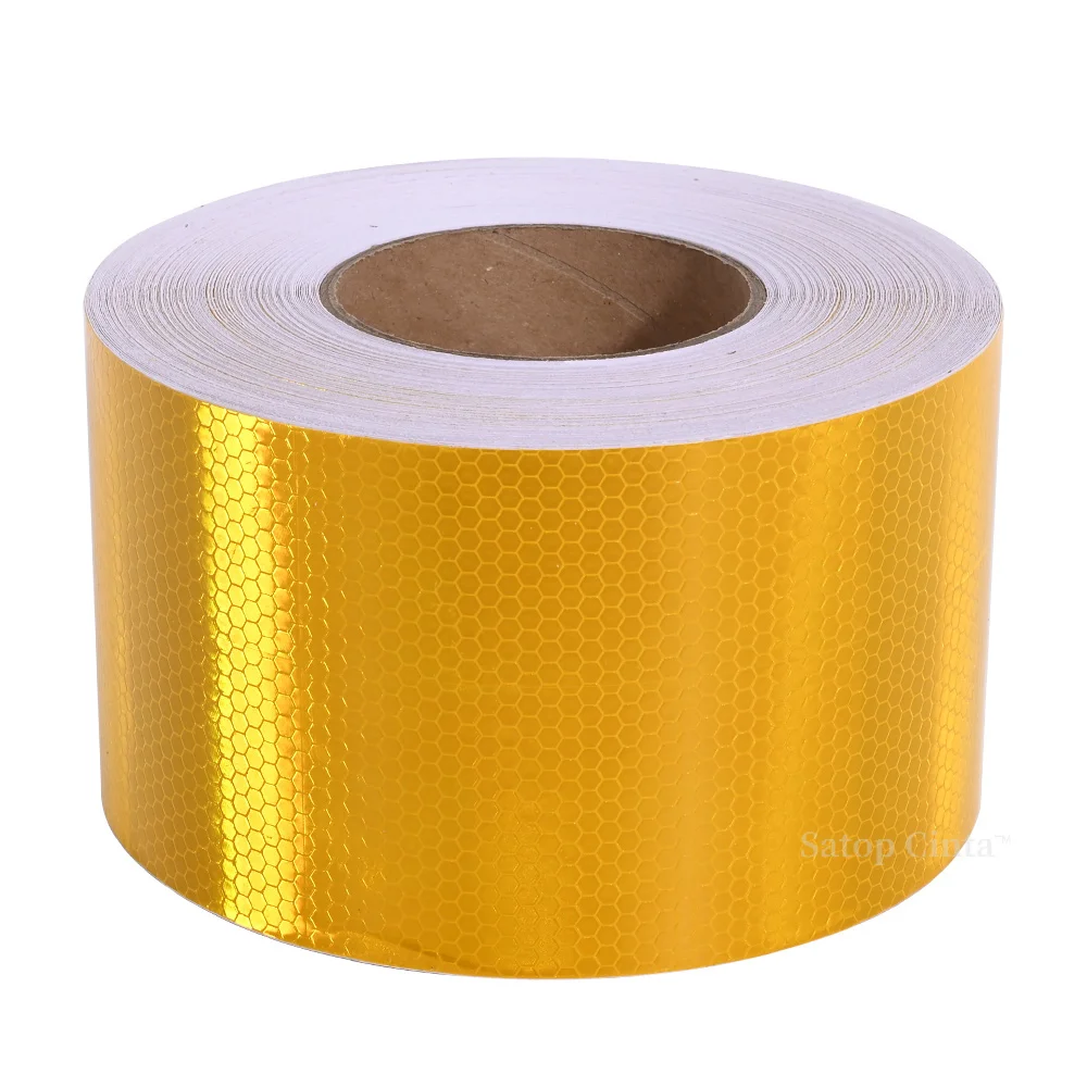 Adesivi riflettenti per auto da 10CM nastro riflettente per moto strisce autoadesive impermeabili bianco rosso giallo 5M Bicyce Reflect decalcomanie