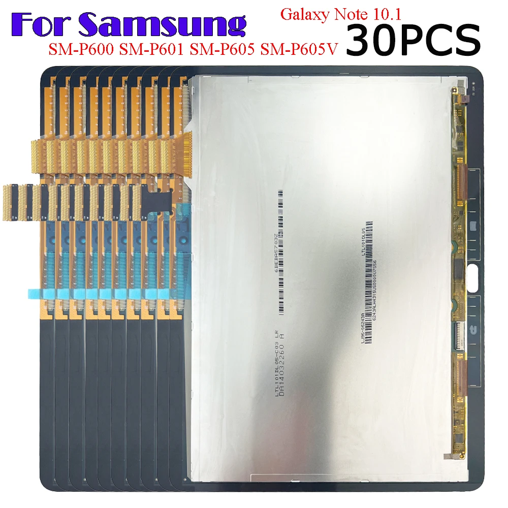 30PCS For Samsung Galaxy Note Edition SM-P601 SM-P600 SM-P605 P605V LCD Display Touch Screen Digitizer Glass Assembly Repair