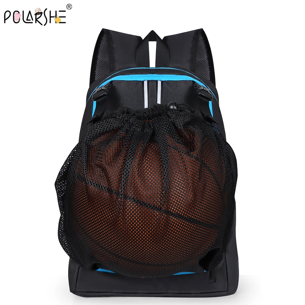 Polarshe Basketball Backpack Waterproof Sports Equipment Bag Outdoor Football Volleyball Bag Convenient Youth Soccer Backpack