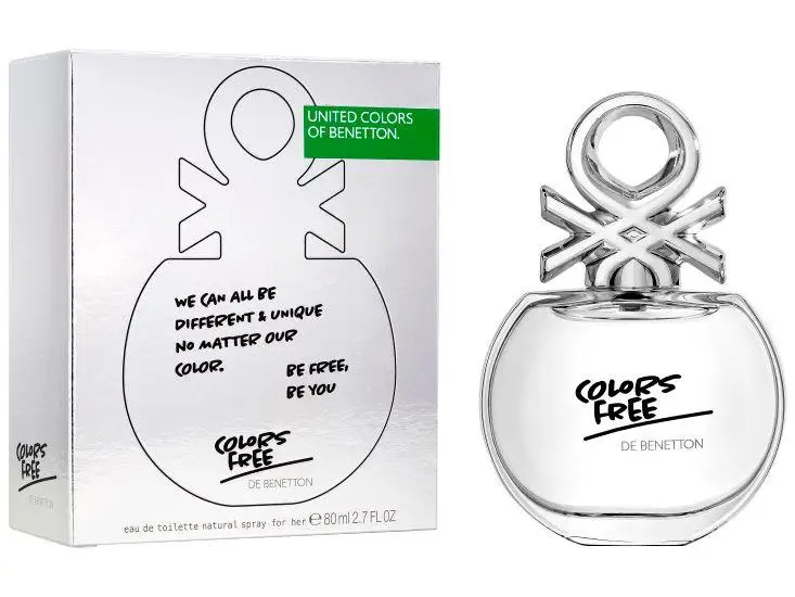Perfume Benetton Colors Free for Her Feminino Eau de Toilette 80ml