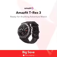 Mega Promoção: 15 Smartwatches no Menor Preço em 2025 com Até R$330 OFF Amazfit T-Rex 3