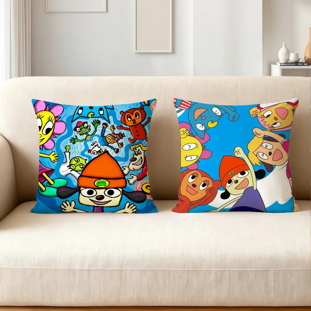 Game P-PaRappa The R-Rapper cushion cover Anti-dustmite Sofa Cushion Decorative Office Cover Lounge Area Indoor & Outdoor Use