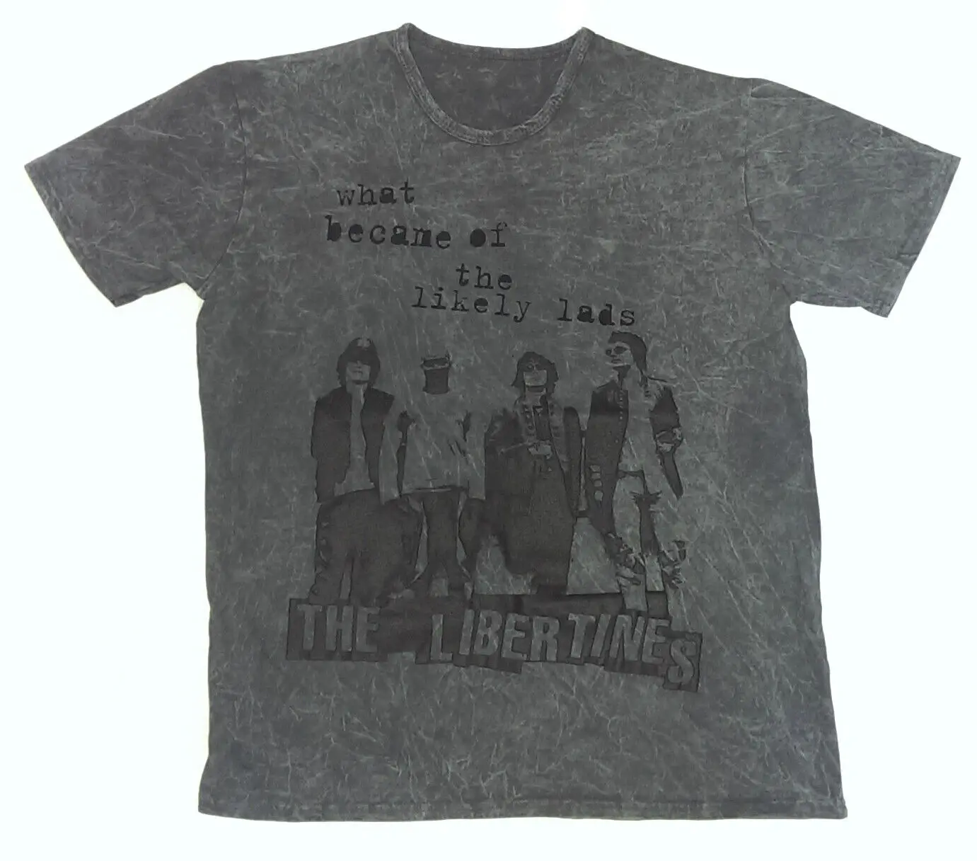 The Libertines Likely Lads Puff Print T-Shirt - OFFICIAL