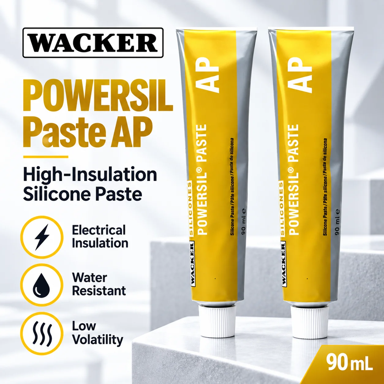 Original Wacker AP Powersil Paste Silicone Grease X-ray Machine High-Voltage Insulating Sealant Adhesive