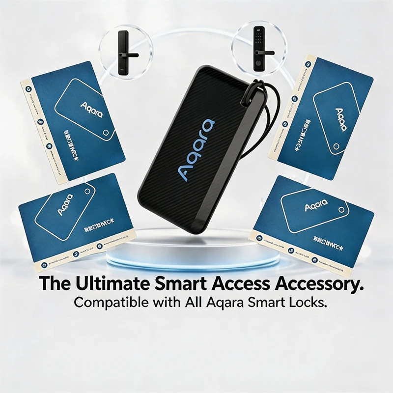Anti-Copy Aqara NFC Door Lock Card Encrypted Access Card For N100 N200 P100 D100 H100 A100 PRO For Aqara Smart Locks