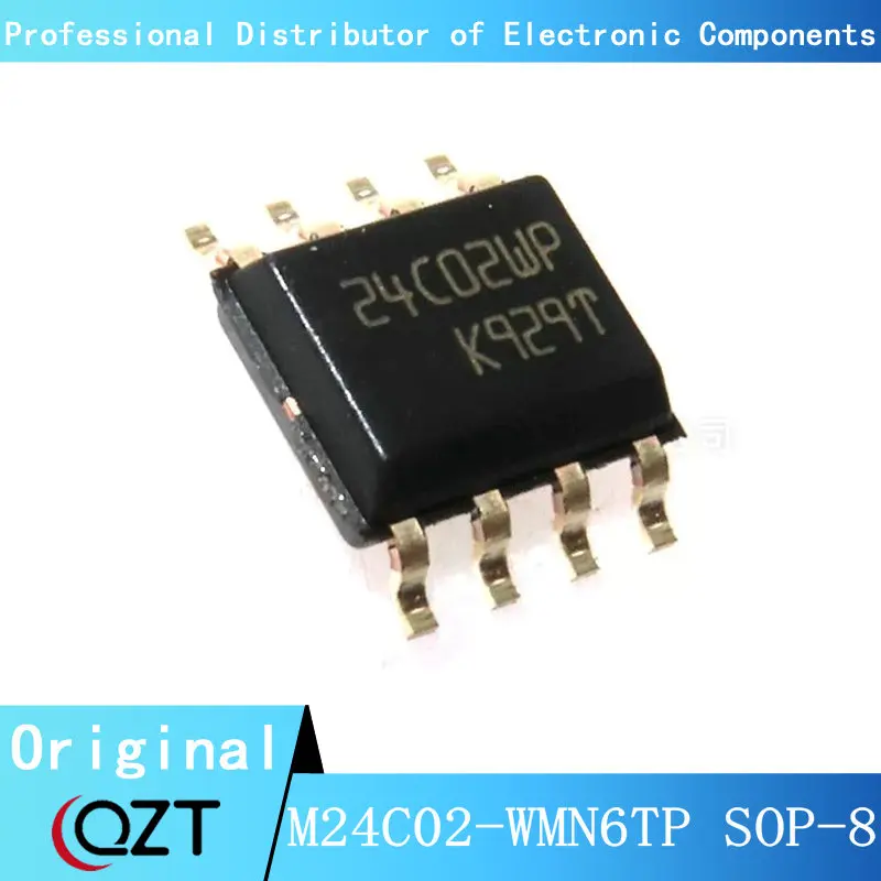 10 Cái/lốc M24C02-WMN6TP SOP M24C02 24C02 24C02WP SOP-8 Chip Mới Tại Chỗ