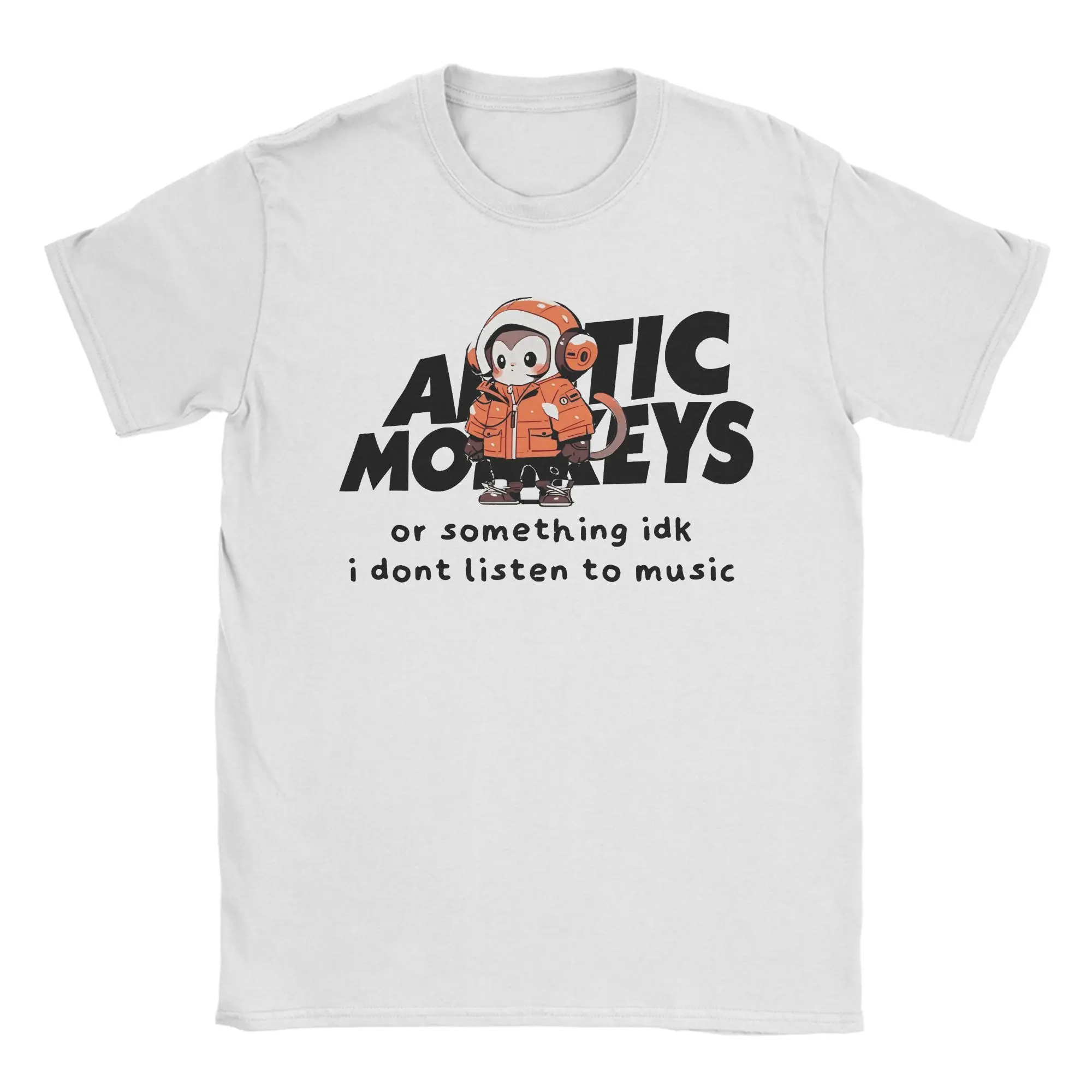 

Мужская футболка A-Arctic Monkeys, хипстерские футболки с короткими рукавами и круглым вырезом, топы из чистого хлопка с принтом