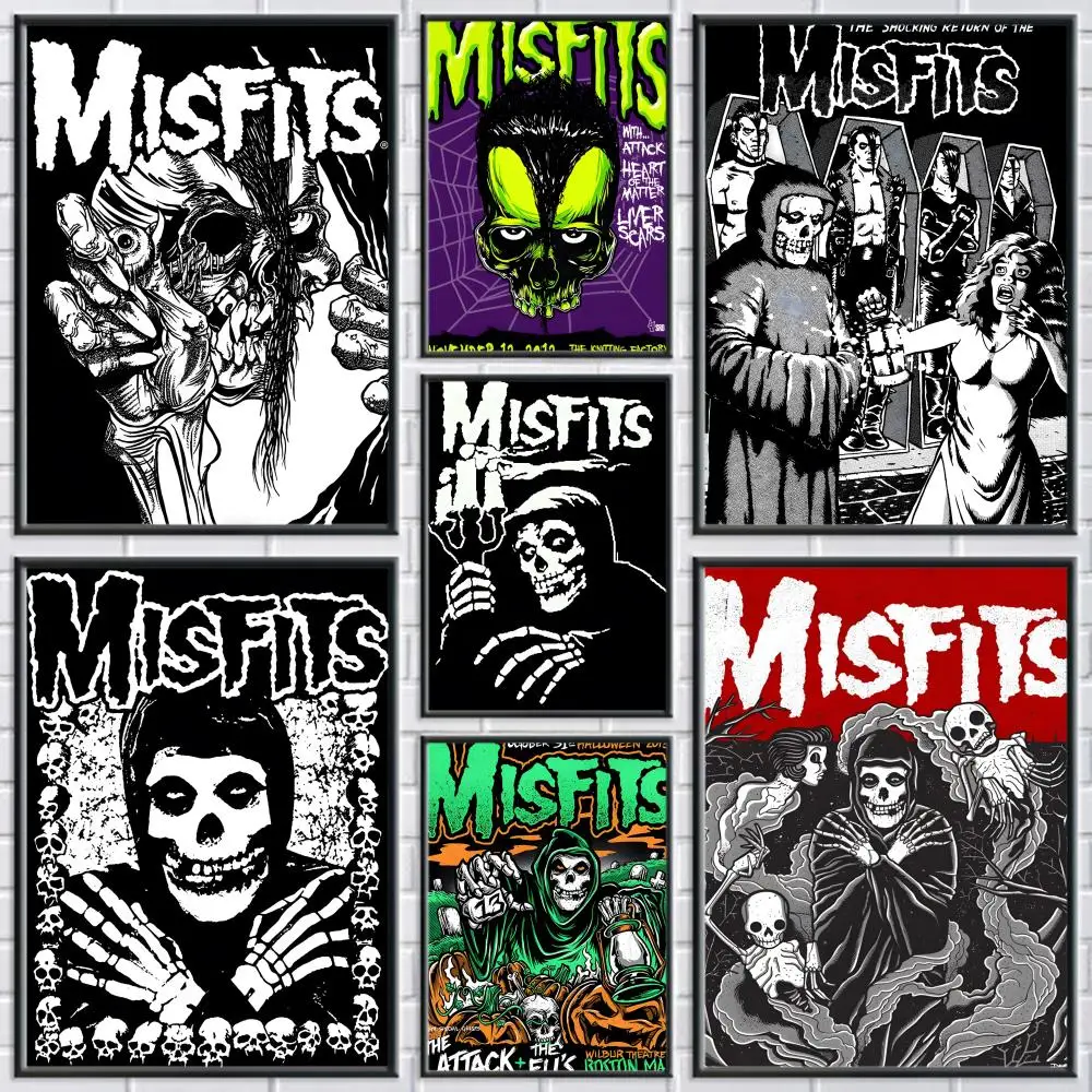 Rock band M-MisfitsS Poster Modern and Elegant Wall Stickers