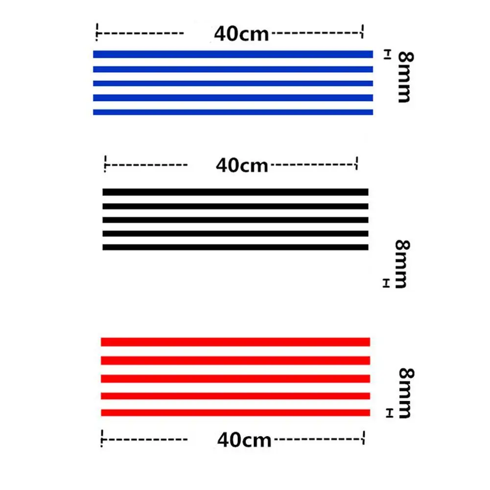 Reflective Car Strips Sticker for VW Golf 6 7 Front Hood Grill Decals Waterproof Automobile Decoration Car Stickers