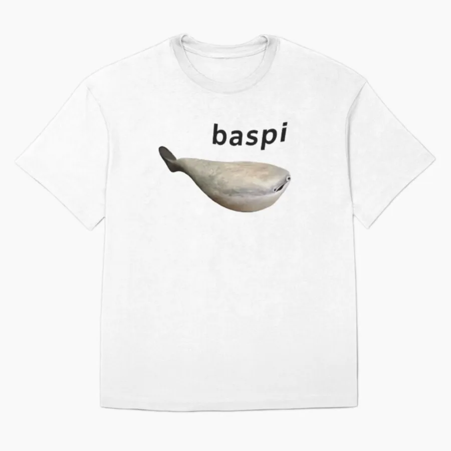 

Baspi Sacabambaspis Meme забавная футболка с рыбкой для мужчин и женщин, футболки из 100% хлопка, топы с короткими рукавами 1012 3