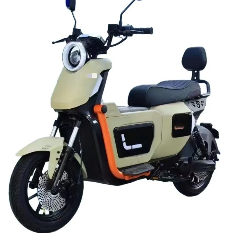 

Electric bicycle with headlights two-wheel motorcycle large