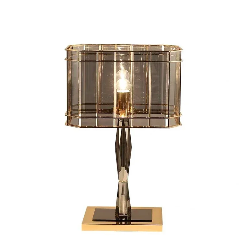 Decorative Bedside Metal Art Deco Rustic Modern Nordic Luxury Gold Led Retro Post Modern Desk Lamp Design