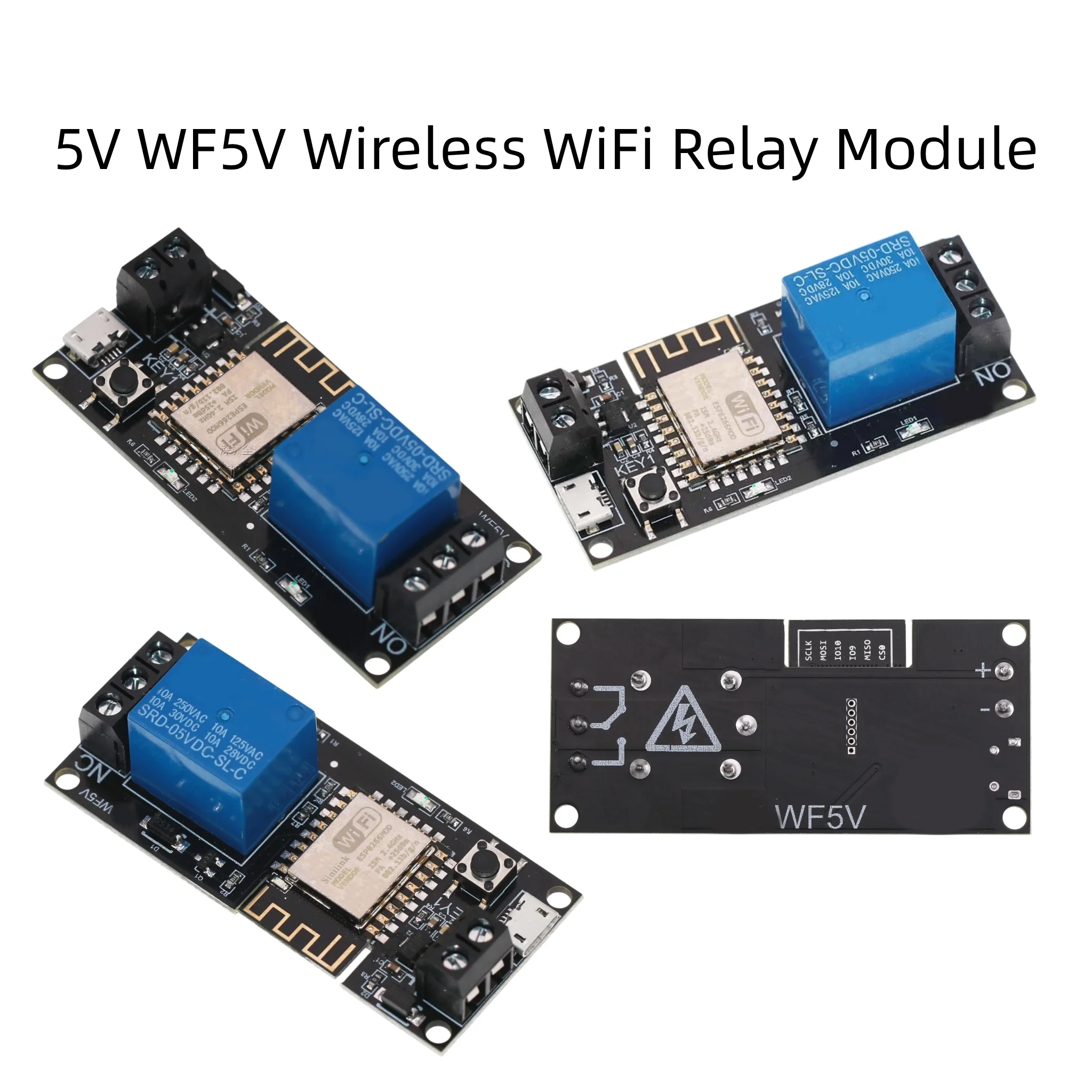 WF5V WiFi Relay Module 5V Smart Phone APP Remote Control Switch For Home Automation