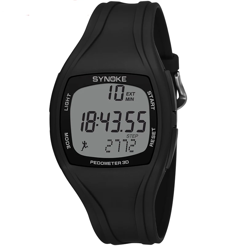 Digital Watches Mens SYNOKE Brand Pedometer Multifunction Watch