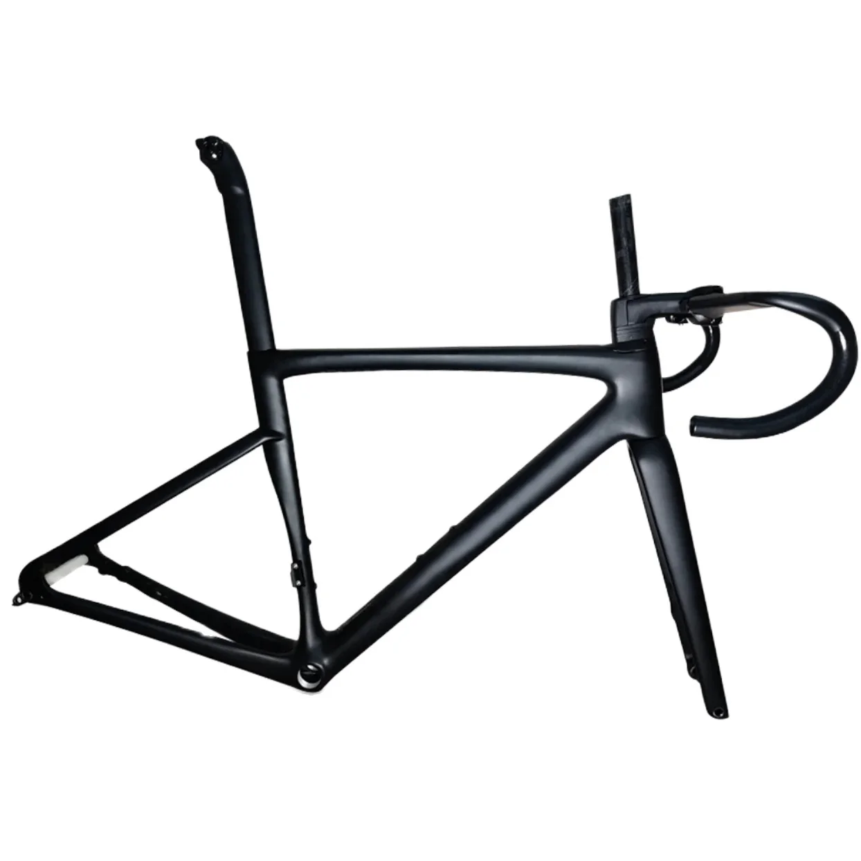 2024 Road Bike Frameset wiith Integrated Handlebar High Quality Carbon Fiber Road Bicycle Frame 8 Made in Taiwan