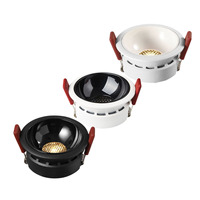 Anti-glare Recessed Ceiling Downlight lamp 7W 9W 12W 18W 20W honeycomb COB led spot lights Ceiling Fixtures Lighting 85-265V