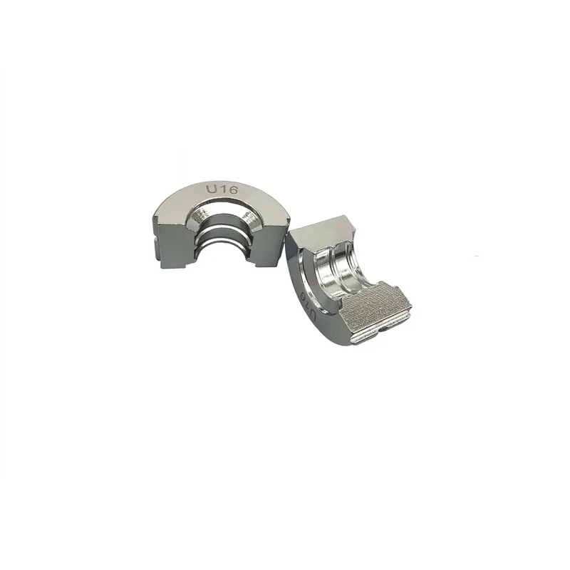 4pcs Mould U 16, 20, 25, 32mm Pipe Crimping Tool Jaws CW-1632 Hydraulic Pressure Pipe Clamp Mould