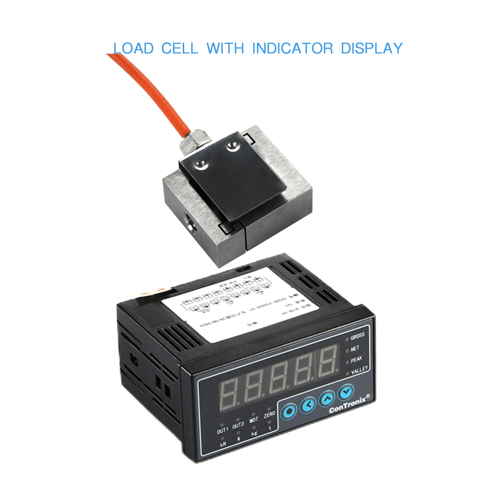 

Mini S Type Load Cell Weighing Sensor + Indicator display,Test Tension and Compression Force Weight Pressure Sensor for Scale