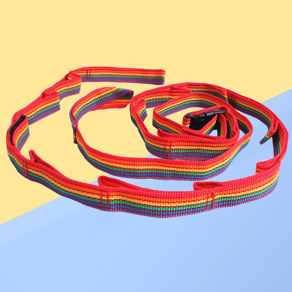 

Hiking Camping Tool Daisy Chain Double Layer Rope Tent Outdoor Clothesline Cup Lamp Hanging Colorful Rainbow Lanyard