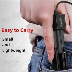 ALL-IN-ONE Universal USB Charger For 10440 14500 16340 18650 18500 3.7v Li-ion Battery