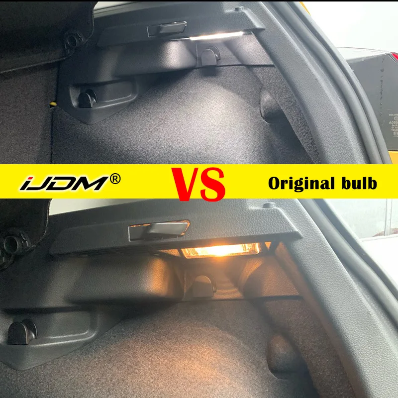 لشركة فولكس فاجن جيتا باسات جولف بول طوارق طوارق الأمتعة مقصورة ضوء LED الخلفية الجذع الخفيفة #4