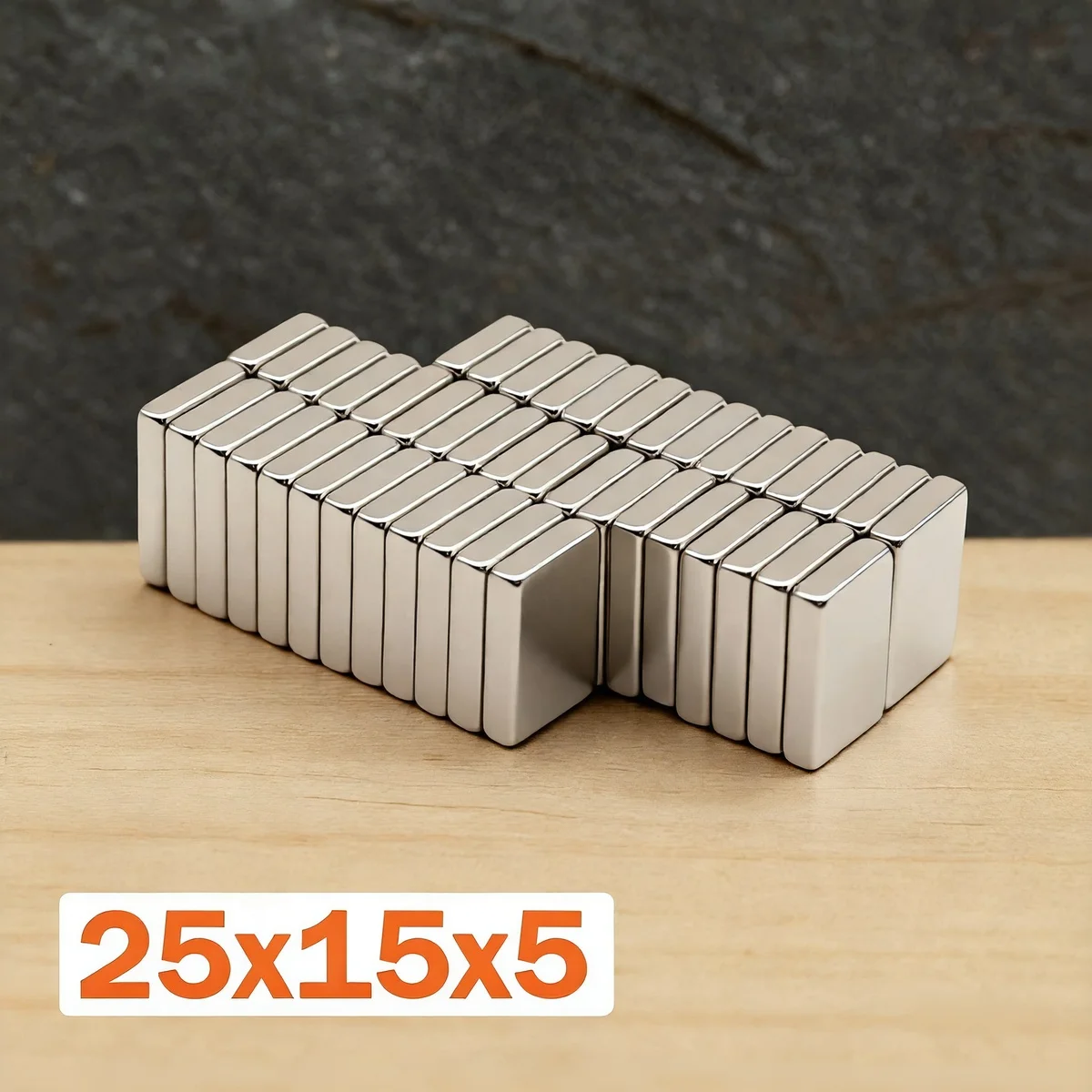 

25x15x5mm Super Strong Magnet N35 Block Magnetic NdFeB Neodymium Magnet Powerful Disc imanes Refrigerator Magnets