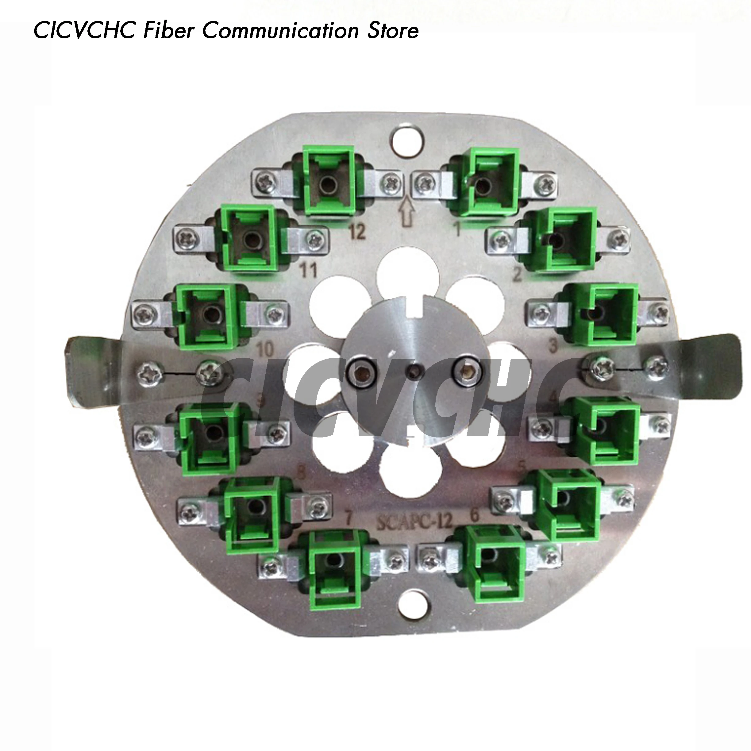 SC/APC Connector Polishing Jig with 12C for Center Pressure Polishing Machine