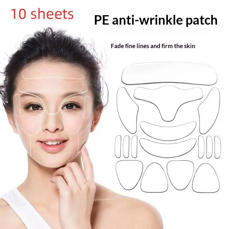 160Pcs Discreet Invisible Nasolabial Fold Patches Smooth Forehead Fine Wrinkle Stickers for Daily Skincare