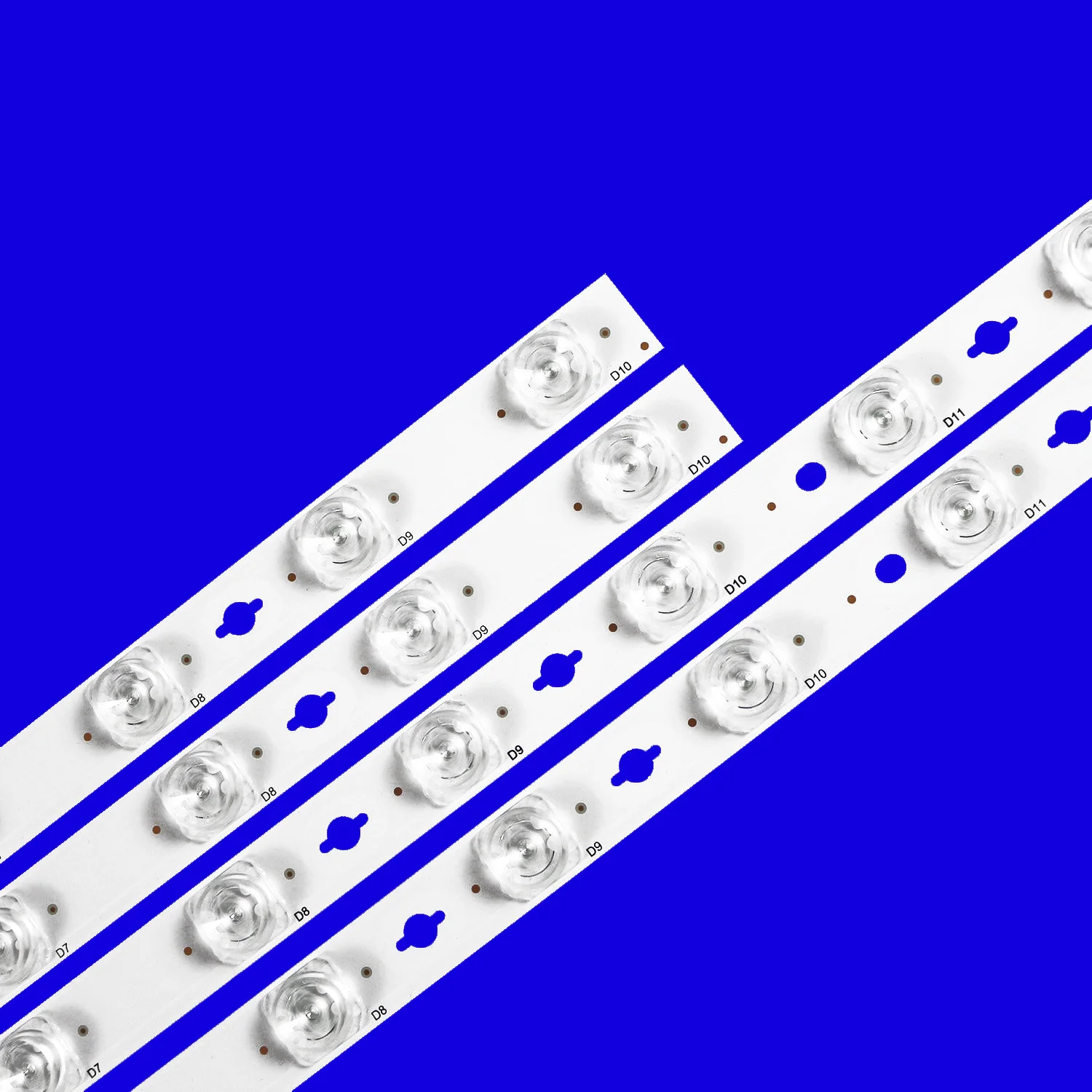 LED Backlight Strip 10LED/20LED Blue light For LVU500NDEL HS9W15 V1 TCL 50C725K 50C726 50C722 50C725 A B 2X10 1102