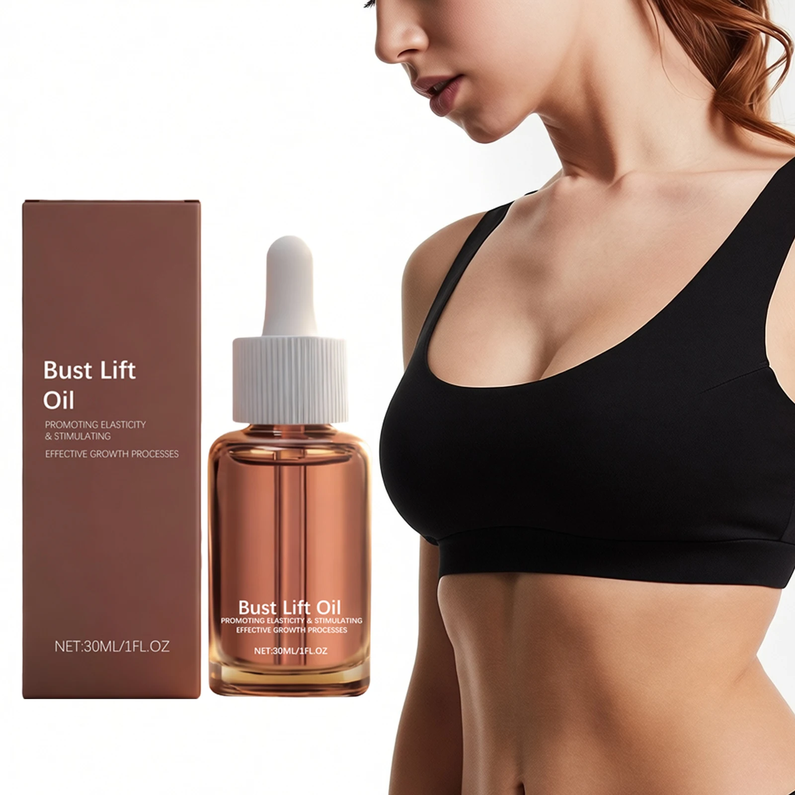 Breast Plump Essential Oil Breast Enlargement Increase Bust Size Elasticity Enhanced Firming Lifting Shaping Hydrating Body Care