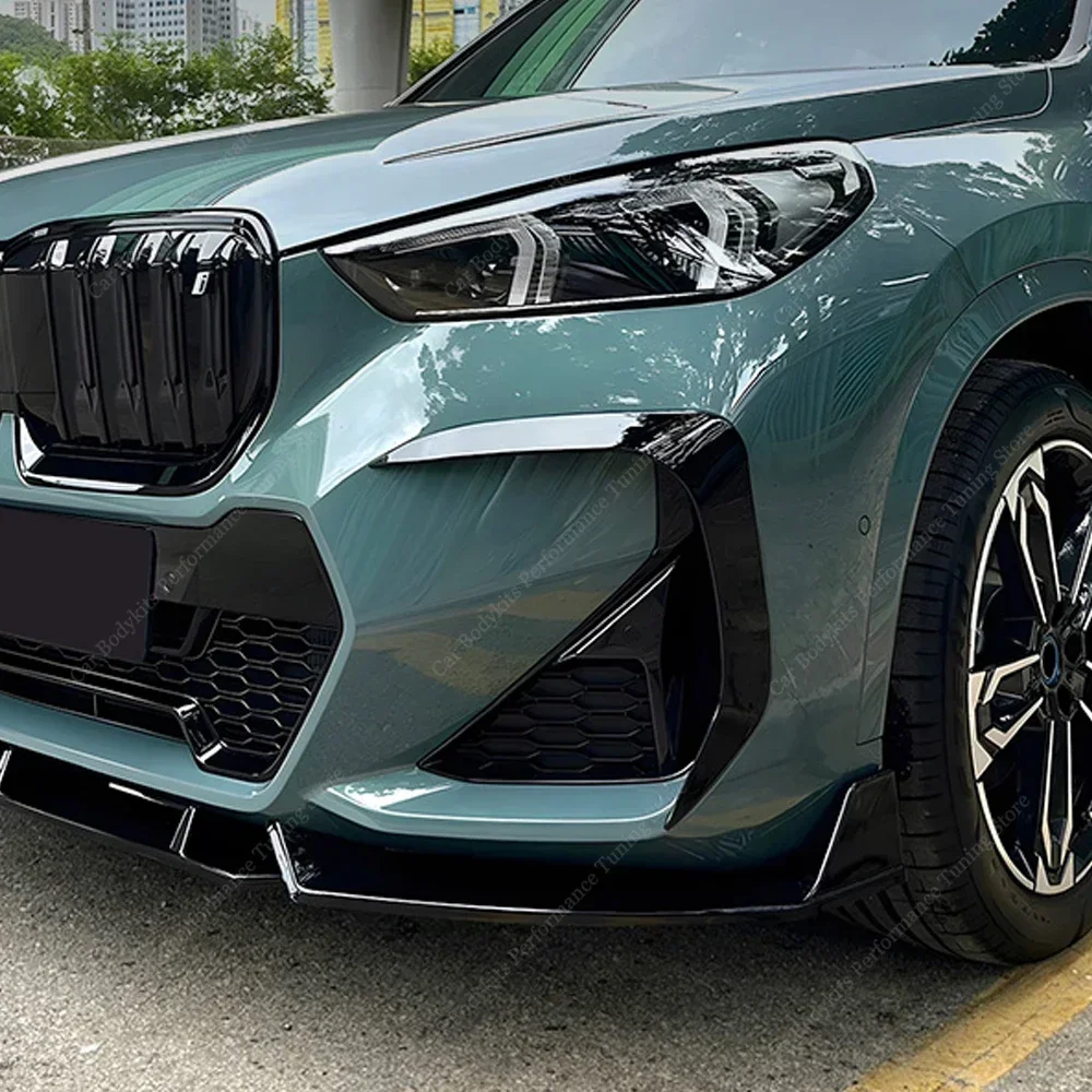 

For Bmw X1 U11 iX1 Front Bumper Surround Splitter Fog Lamp Grille Trim Cover Air Vent 20i 23i 30e 25e M35i 2022-2024 Bodykits