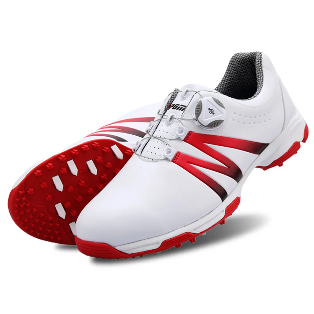 PGM golf shoes men's summer waterproof breathable non-slip auto-lacing XZ101