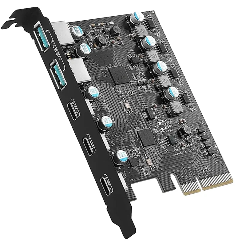 

Плата расширения PCIe на USB 3,2 Gen 2, плата расширения PCI Express, плата расширения PCI-E для ПК Windows 10/8/7 и MAC