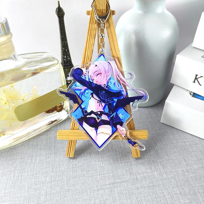 Fate/stay night Lancelot  Cosplay Acrylic Schoolbag Key Chain Pendant Keychains Toy Backpack Pendant