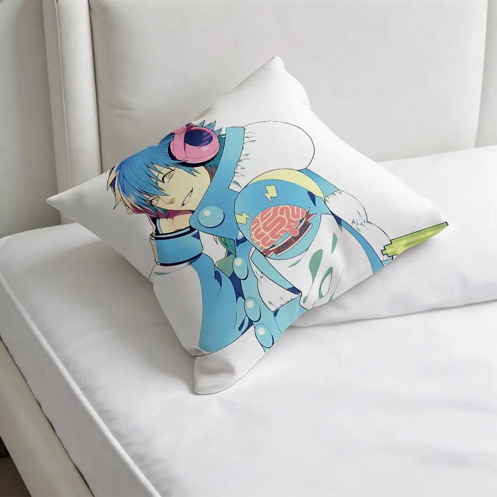 Seragaki D-DRAMAtical Murder Square Pillow Case Soft Decorative Throw Pillow Cover for Home Sofa Bed