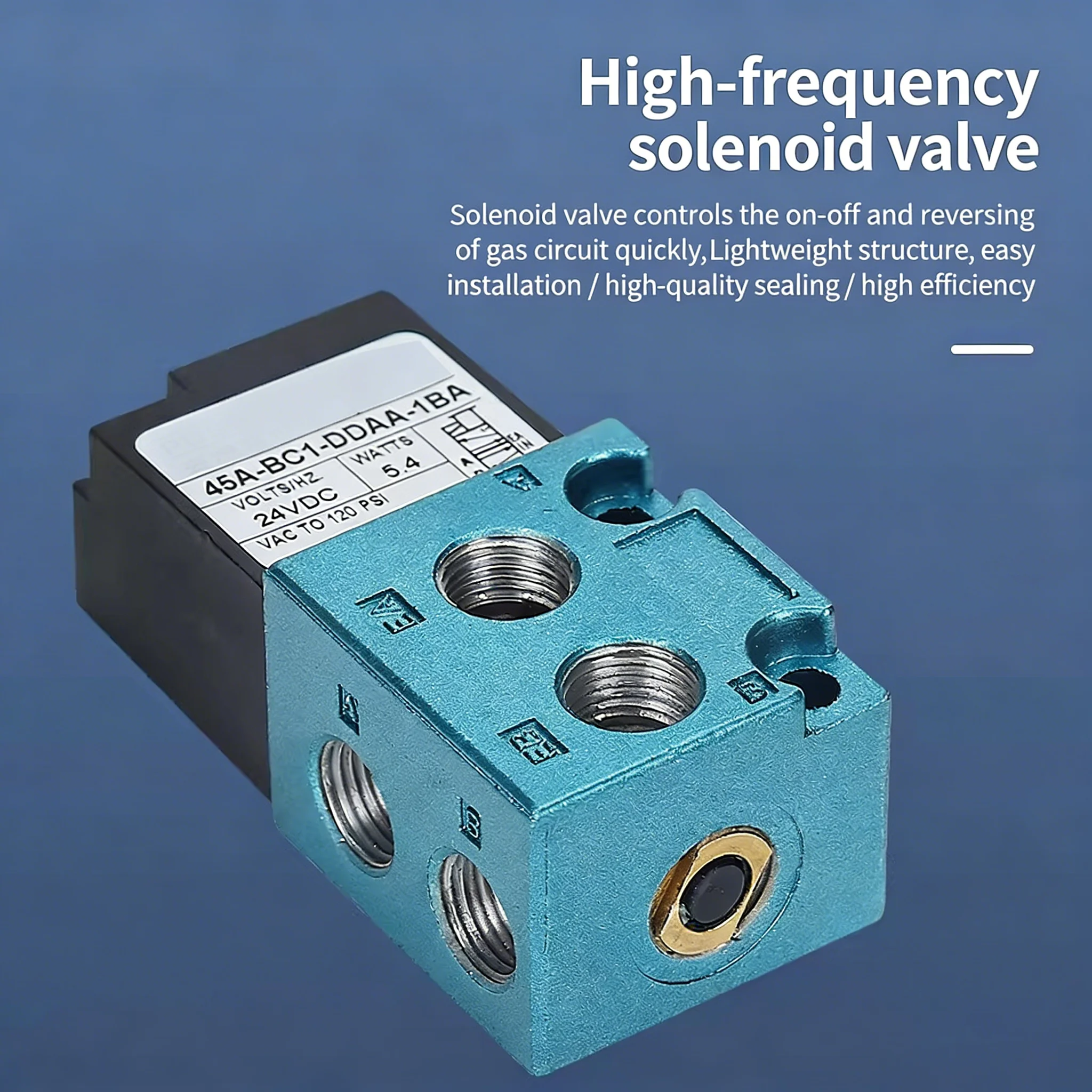 High Frequency Solenoid Valve 45A-AA1-AC1-DDAA-1BA AC/BC1 BA1 DDBA DDFA-1BA