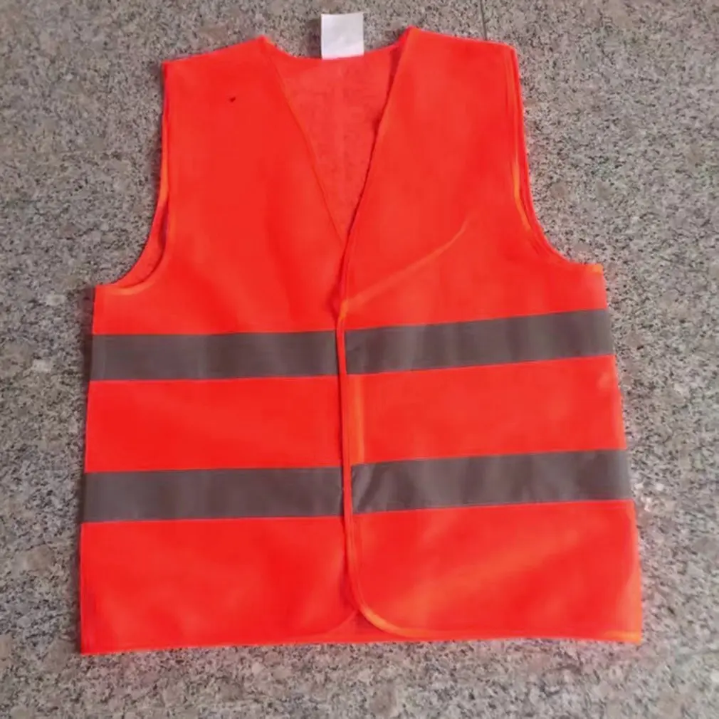 Reflective Warning Vest Working Clothes High Visibility Day Night Protective Vest For Running Cycling Traffic Safety