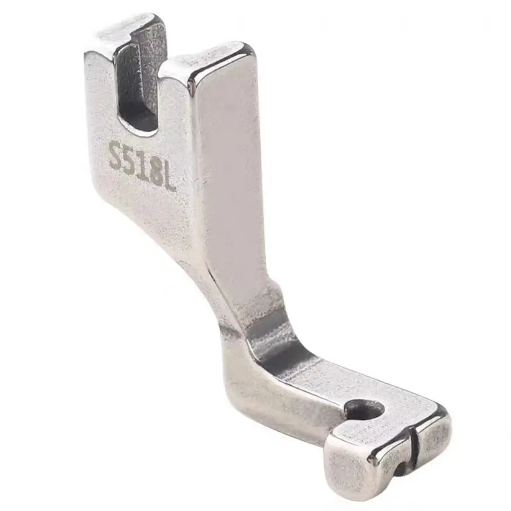 1Pcs Steel Zipper Presser Foot Lockstitch Flat Car S518L/T168 Random Invisible Single-Sided Unilateral