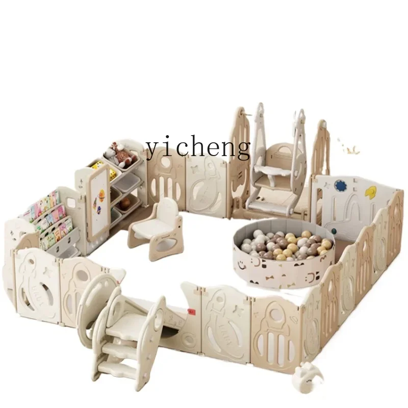 Tqh Baby Fence Protective Grating Baby Indoor Home Game Fence Children's Ground Fence Safety Crawling Mat Paradise
