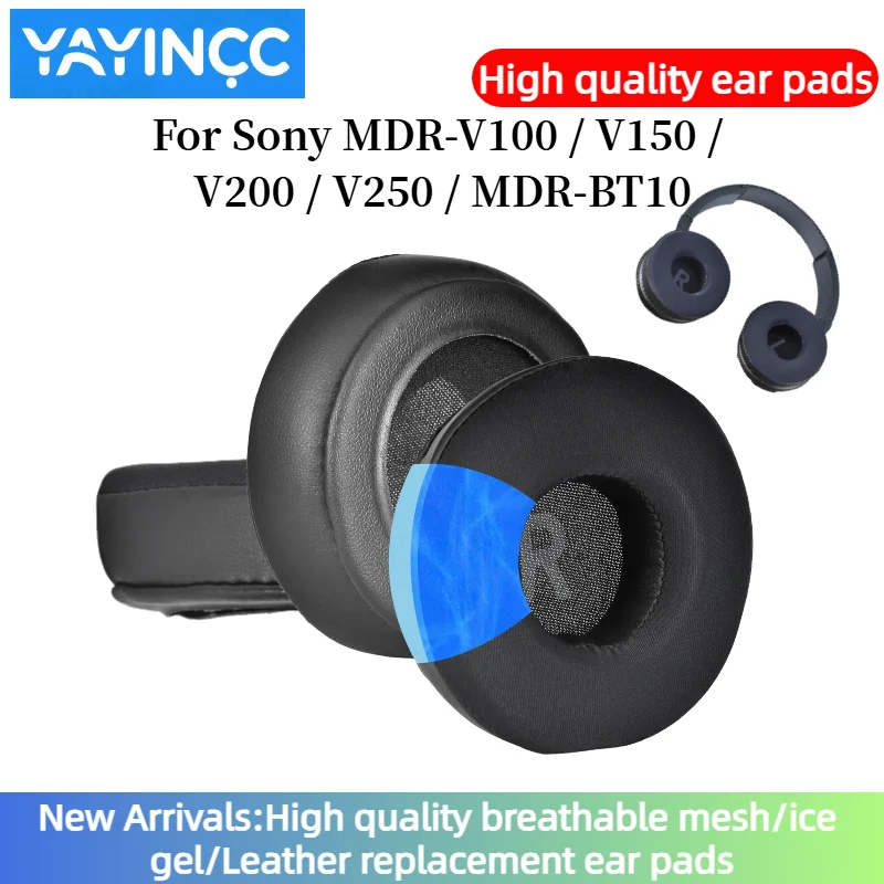 

YAYINCC Replacement Foam Pillow Cushion Cover For Sony MDR-V100 / V150 / V200 / V250 / MDR-BT10 Headphone Headset repair parts