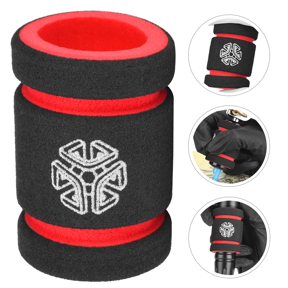 

Anti-slip Handle Cover Sponge Grip Covers Tattoo Sleeve Protective Red Tattoos Supplies Protector