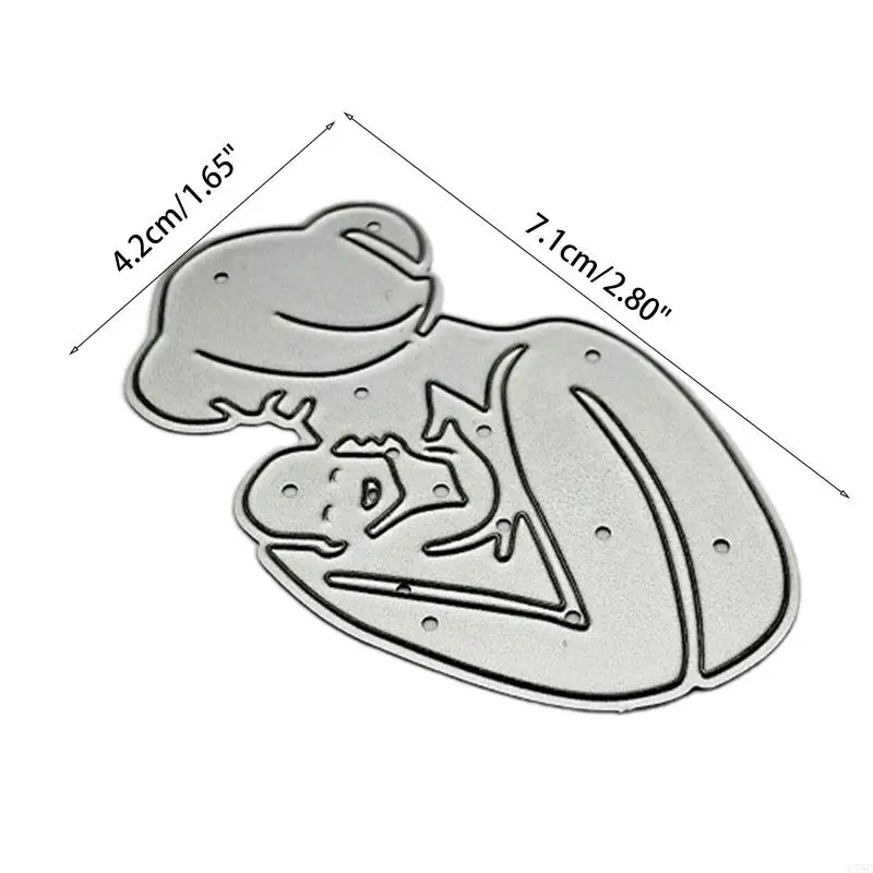 U75c mencium baby metal cutting mati stensil diy scrapbooking embossing alat kartu kertas album template dekorasi cetakan