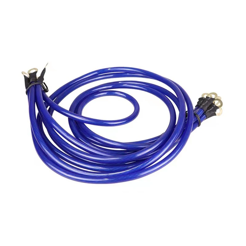 Grounding Wire Kit for HKS Universal 5 Point Car Earth Ground Cables High Performance Improve Power JDM Racing Blue Purple Red