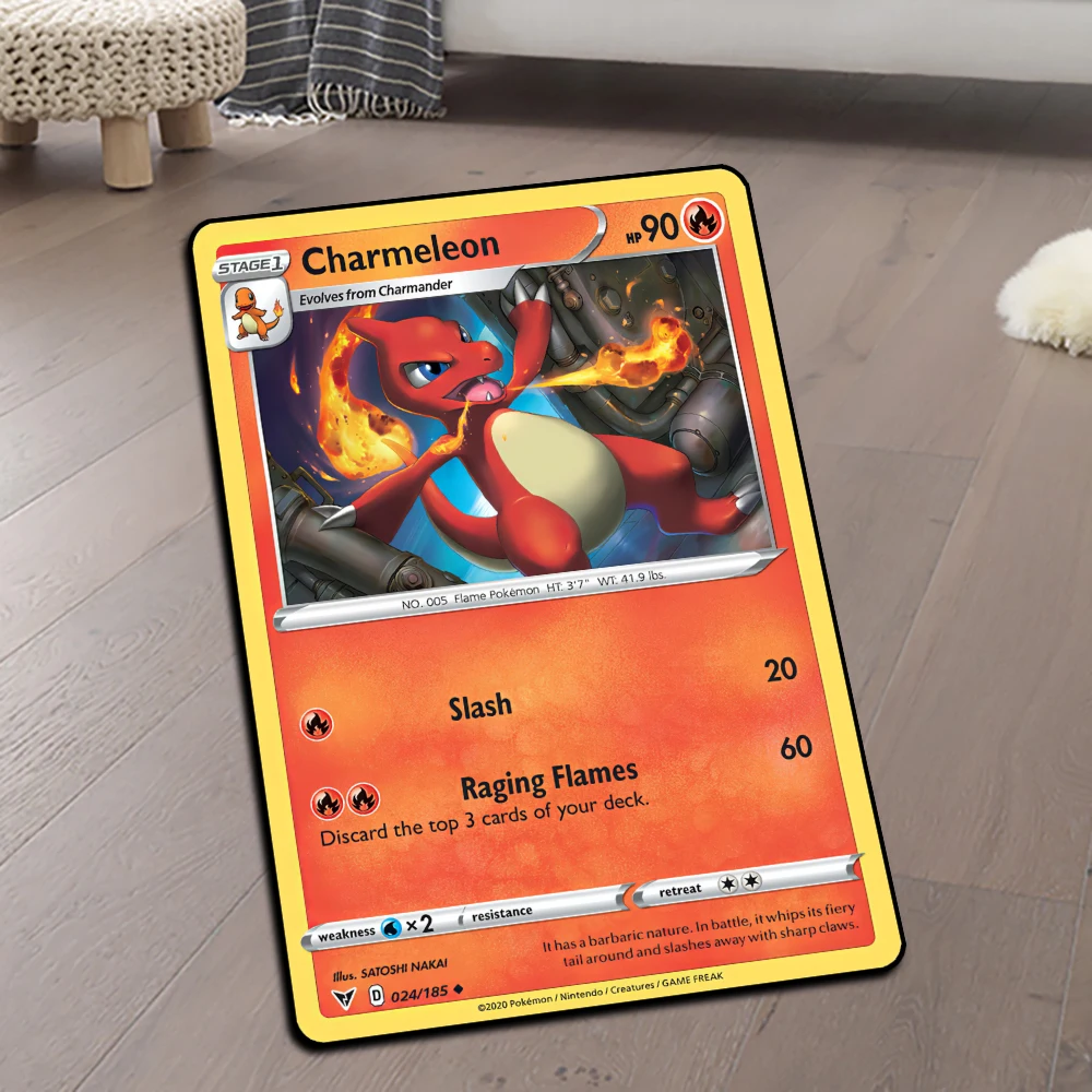 

Официальный лицензированный плюшевый ковер с изображением покемона, супермягкий нескользящий детский ковер Lucario Mewtwo, идеальный подарок для фанатов